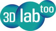 logotipo 3d lab too